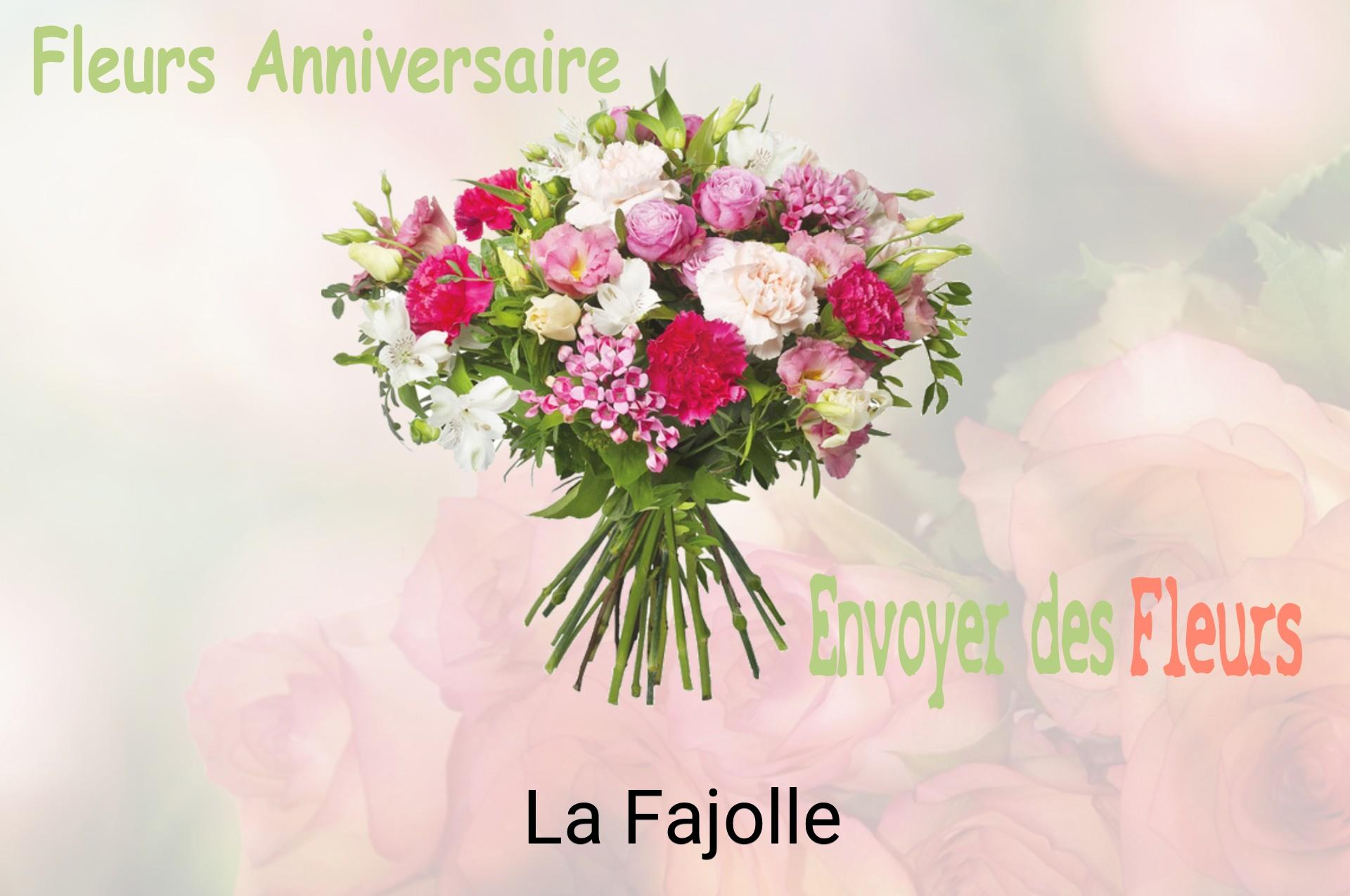 Bouquet de fleurs d’anniversaire livré à La Fajolle