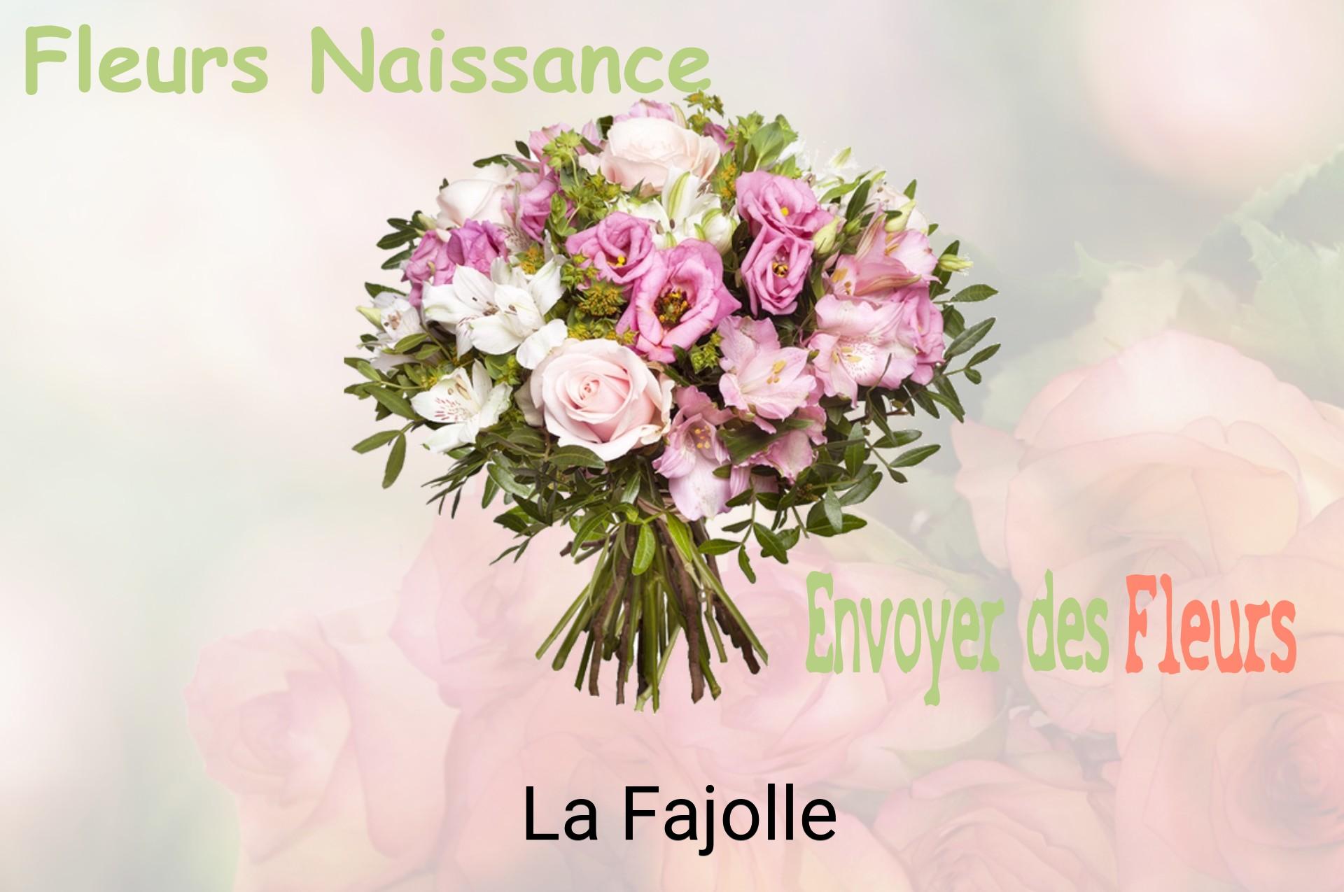 Bouquet de fleurs de naissance livré à La Fajolle
